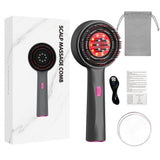 Brosse massante HairRevive noire vue de face