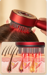Fonctionnement de la brosse HairRevive en trois étapes